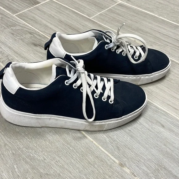 Zara Shoes Zara Navy Mens Sneakers Size Poshmark